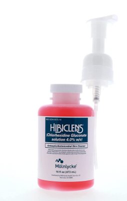 Hibiclens has been making a 4% chlorhexidine scrub